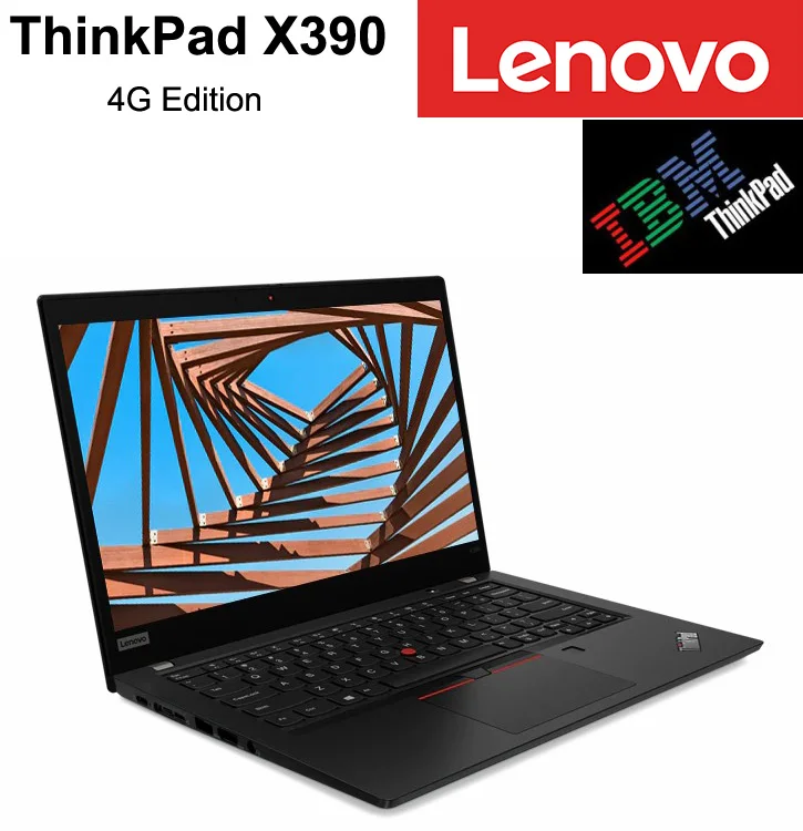Лучший ноутбук lenovo ThinkPad X390 4G WiFi Edition с 13 3 дюймовым антибликовым экраном Intel i7 i5 cpu