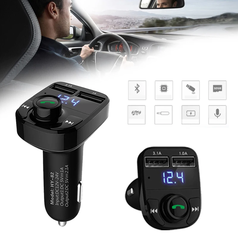 Vehemo 5 в 4.1A беспроводной Bluetooth приемник Bluetooth аудио aux-приемник автомобильный для автомобильного зарядного устройства Bluetooth приемник гибкий
