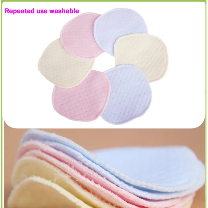 10 pcs Reusable Nursing Breast Pads Washable Soft Absorbent Baby