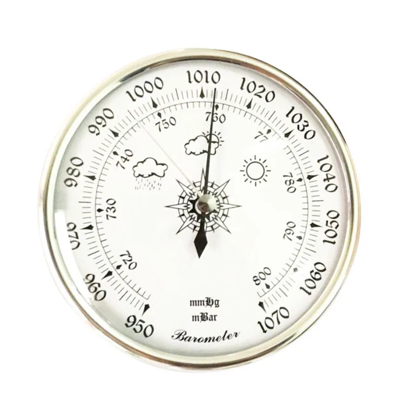 128 мм Метеостанция Барометр термометр гигрометр Бытовой настенный монитор температуры и влажности атмосферное давление