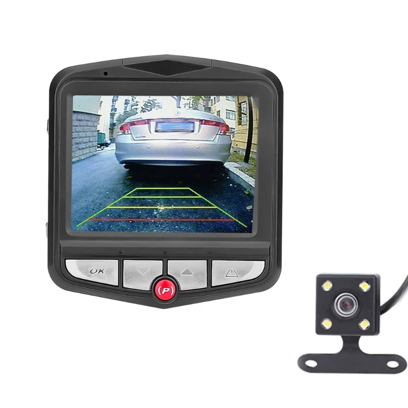 

2.4" HD 1080P Dual Lens Rearview Car DVR Camera Video Recorder Dash Cam G-Sensor