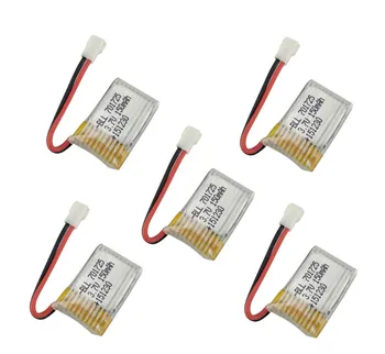 

5pcs/lot 150mah 3.7V Li-Po Battery for JJRC RC Quadcopter Helicopter Syma X2 Nihui U207 H2 Spare Parts Eachine H8