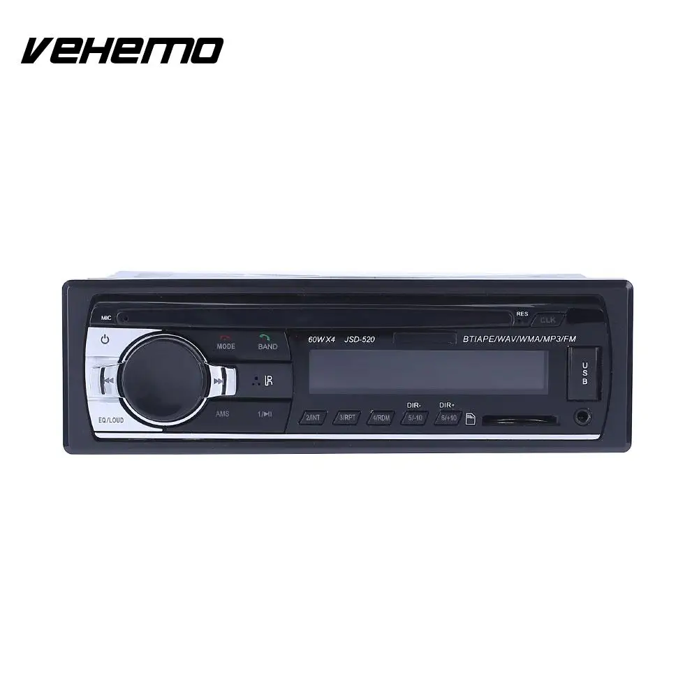 Vehemo AUX Music Player Audio Player MP3 Player JSD-520 1Din Stereo FM audio-player : image Vehemo AUX Music Player Audio Player MP3 Player JSD-520 1Din Stereo FM audio-player