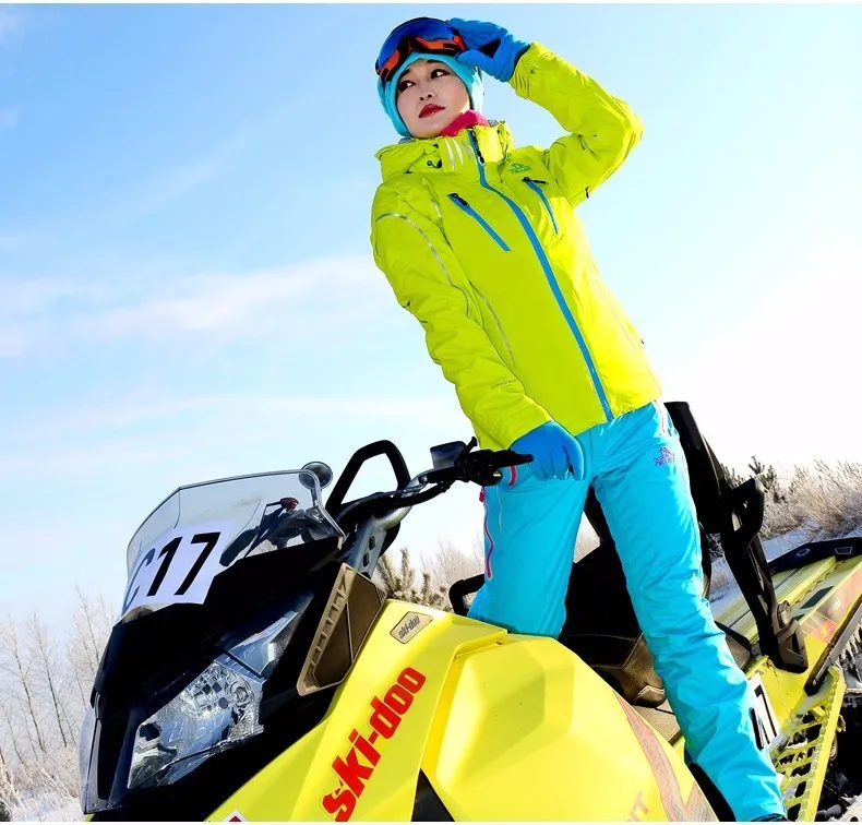 Сноуборд куртка для женщин известный бренд Pelliot горнолыжный костюм+ брюки высокое качество водонепроница