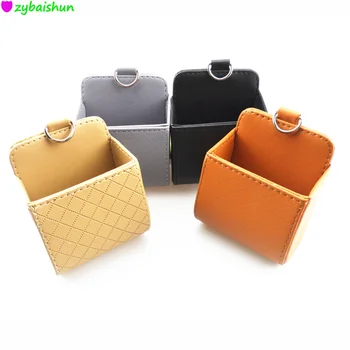 

Car Organizer Box Bag Air Outlet Dashboard Hanging Leather Universal for Toyota Camry Corolla RAV4 Yaris Highlander/Land Cruiser