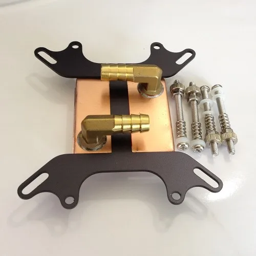 

DIY Laptop Computer CPU GPU Video Graphics Card Water Cooling cooled copper block radiator heat sink 90 degrees Bending Joint