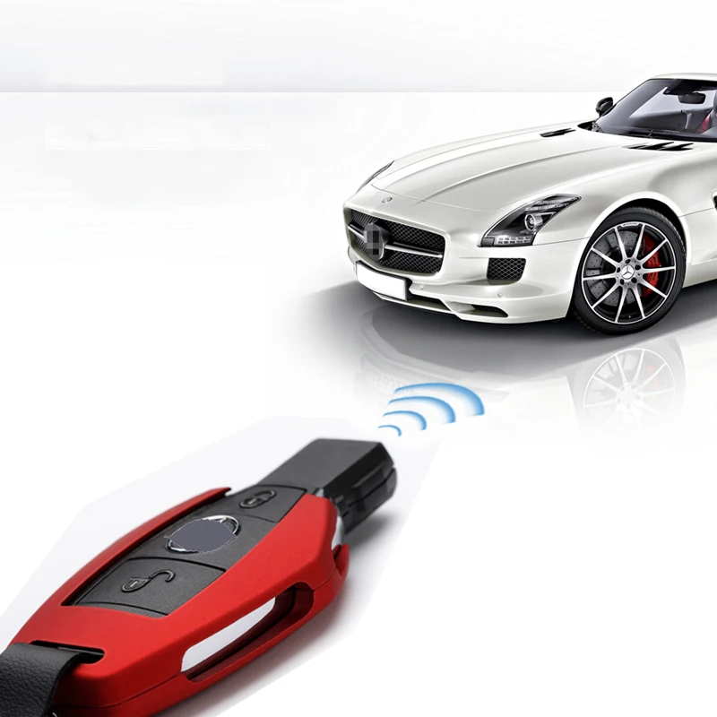 Чехол для ключей Mercedes Benz BGA AMG W203 W210 W211 W124 W202 W204 W205 W212 W176|Футляр автомобильного