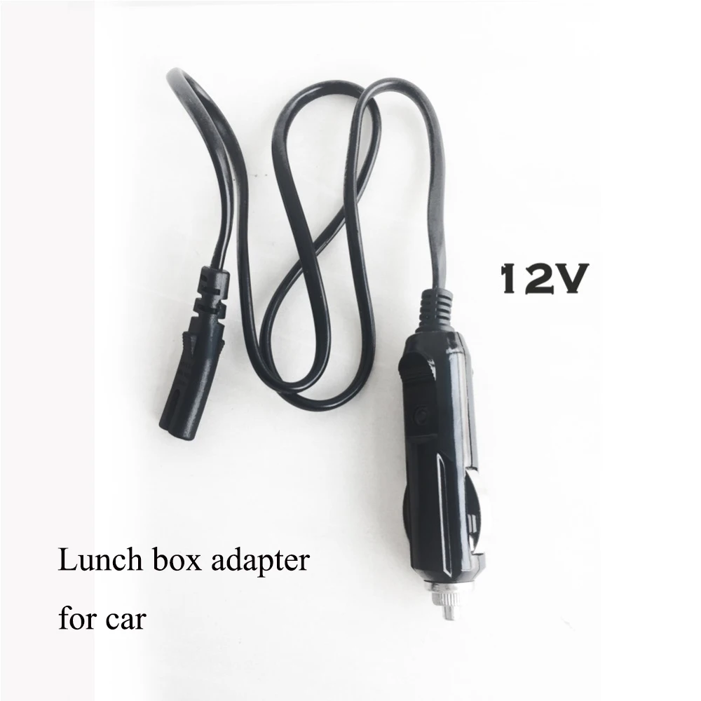 

12V & 220V LUNCH BOX ADAPTER HOUSEHOLD OR CAR HEATED PLASTIC PLUG CONNECTOR