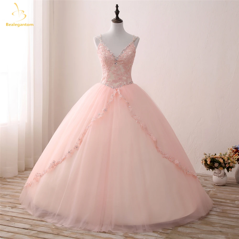 v neck quinceanera dresses