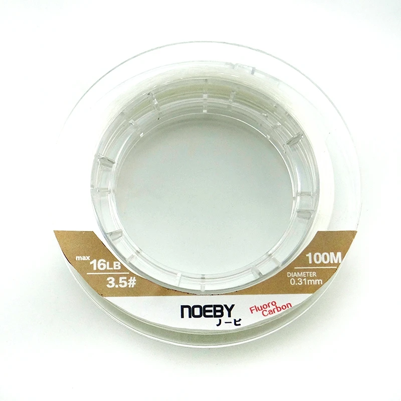 NOEBY لا نظير له 100 m/150 m فلوريد خيط صنارة الصيد 4-32LB الكربون الألياف حيدة الصيد زعيم خط ل المياه المالحة المياه العذبة