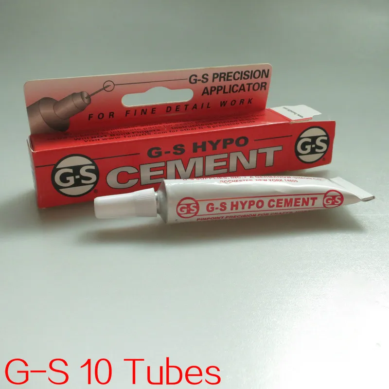 

Genuine 10 pcs 9ml G-s Hypo Cement Watch Tools Industrial Strength Colorless Transparent Multi-purpose Adhesives Rhinestone Glue