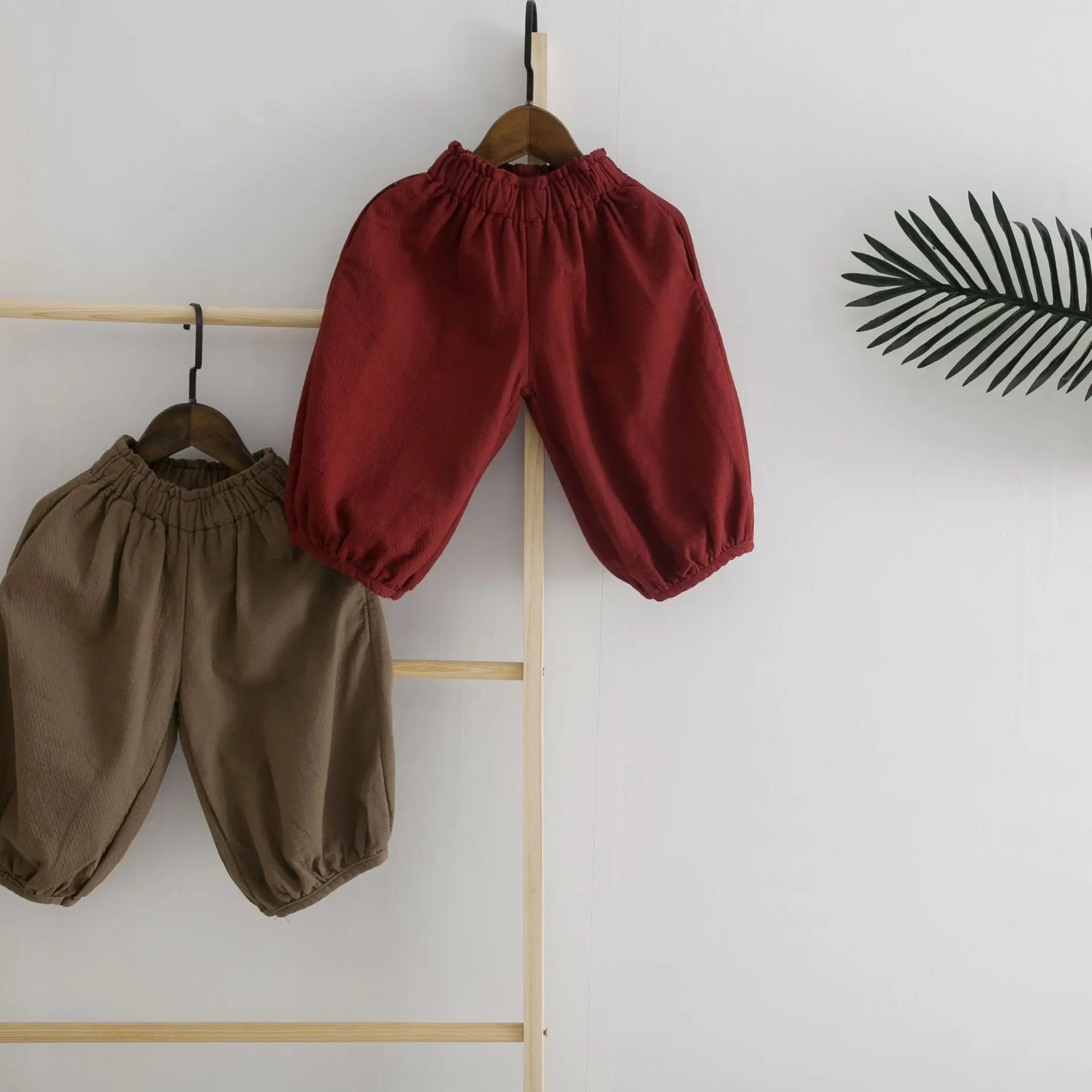 

2018 Autumn Kids Girls Boys Linen Pants Korean Casual Kids Fashion Clothings