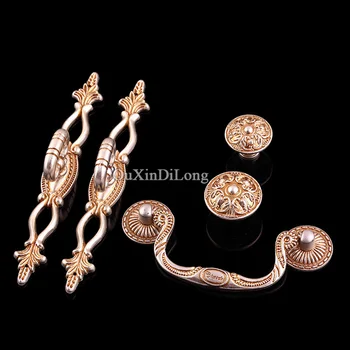 

Retro Vintage 2PCS European Antique Kitchen Cabinet Door Handles Cupboard Wardrobe Drawer Wine Cabinet Pulls Handles and Knobs
