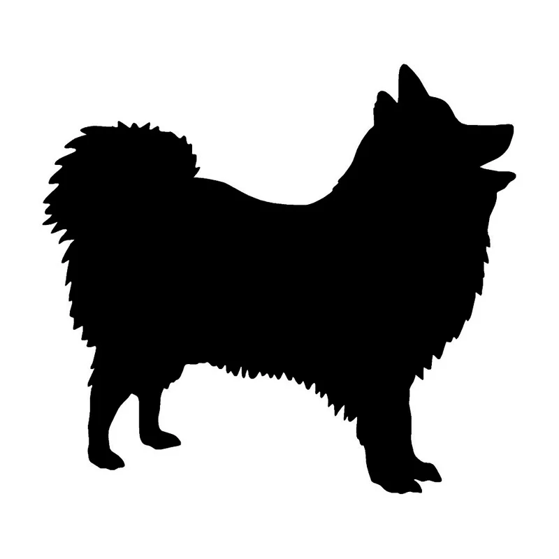 

14*12.7CM Japanese Spitz Dog Vinyl Decals Cute Pet Car Window Stickers Fashion Car Styling Accessories C6-0259