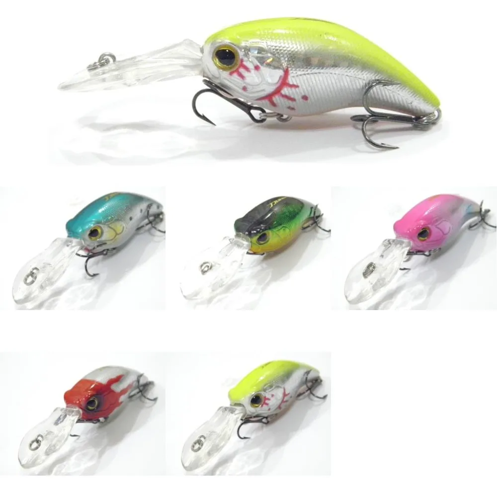 

wLure 8.1cm 10.6g Deep Water Diver with Wide Lip Wild Wobble Action Quality Painting and Coating Muskie Bait Fishing Lure C103