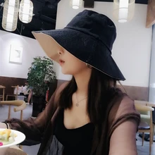 Однотонные шляпы-ведерки для мужчин и женщин, наружная летняя уличная Кепка в стиле хип-хоп, хлопковая кепка для танцовщицы, Панама, городская шляпа, летняя пляжная шляпа от солнца