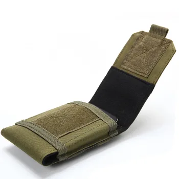 

4.5-5.3 Inches Outdoor Camping Hiking Tactical Phone Bag MOLLE Army Camo Camouflage Bag Hook Loop Belt Pouch Nylon Mobile Case