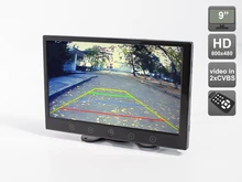 Premium Car 9″ HD (800×480) Monitor for on-dash or build-in installation, AVIS Electronics AVS0906BM