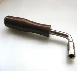 L форма guzheng ключ для настройки рояля тюнер гаечного ключа инструмент для гаечных ключей коричневый полезный
