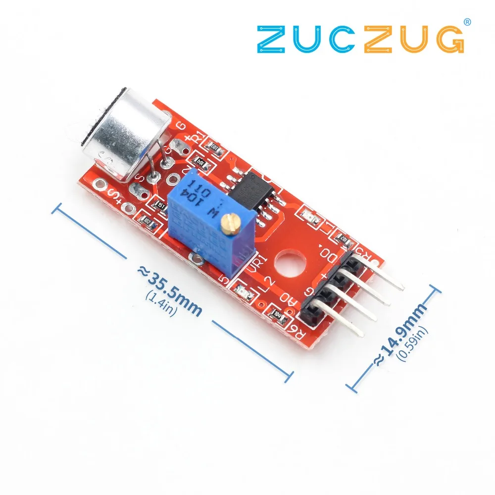 

High Sensitivity Sound Microphone Sensor Detection Module AVR PIC