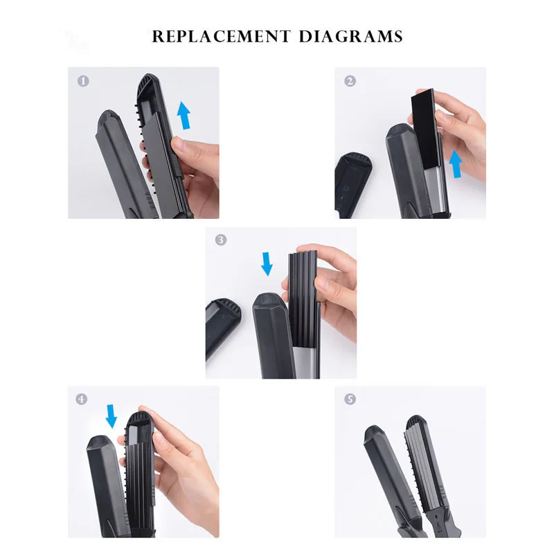 de Cabelo de Íons Negativos 4 Placas