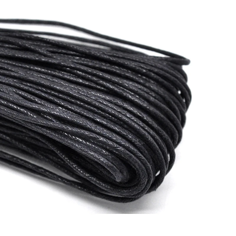 

Lovely Jewelry! 80M Wholesale Black Waxed Cotton Necklace Cord 2mm (B12102)