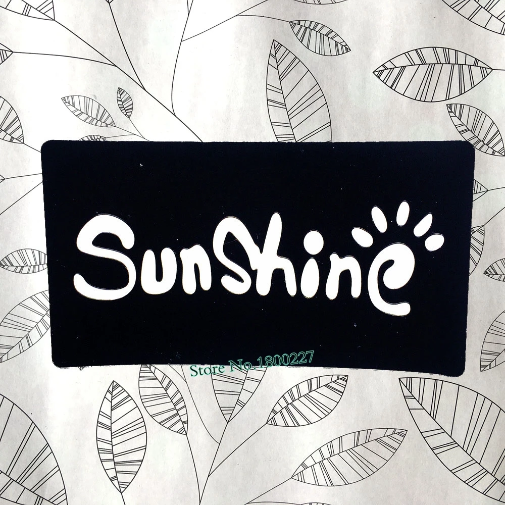 Пустые наклейки для татуировок Sunshine водостойкая поддельная хна женщин и девочек