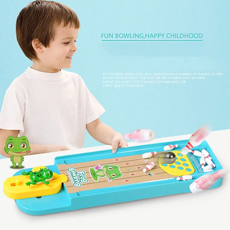 Toy Sports Shooting Bowling Toy Finger Shooting Machine Desktop Games Kids Toy Training Interest Toys for Children Birthday Gift