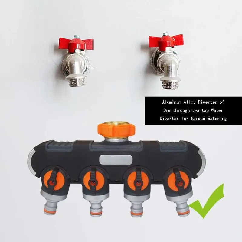4 способ Y Форма водопроводная труба адаптер кран шланг клапан сплиттер быстрый разъем