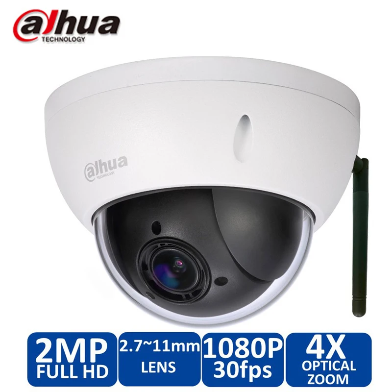Dahua SD22204T-GN-W WIFI Wireless 1080P 2MP Full HD 4x Optical Network PTZ Mini Dome IP Camera