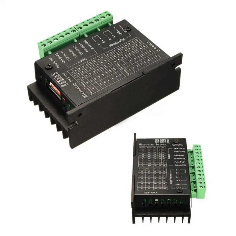 20 кГц CNC одноосный TB6600 2/4 фазный гибридный шаговый двигатель драйвер контроллер