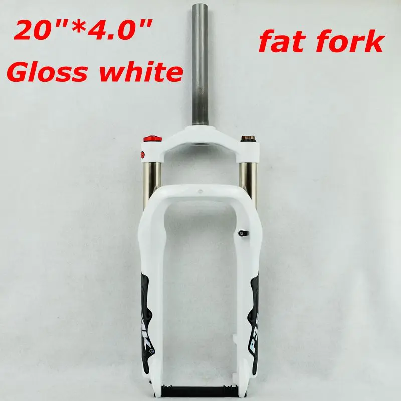 Snow MTB Moutain 20inch4.0in Bike Fork Fat bicycle Fork oil air gas Locking Suspension Forks Aluminium Alloy For 4.0