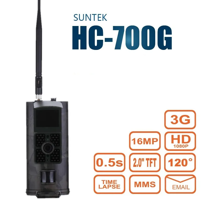 

Suntekcams Hunting Camera HC700G 3G SMS 16MP 1080P Trail Cameras Infrared Night Vision Wildlife Scouting Surveillance Tracking