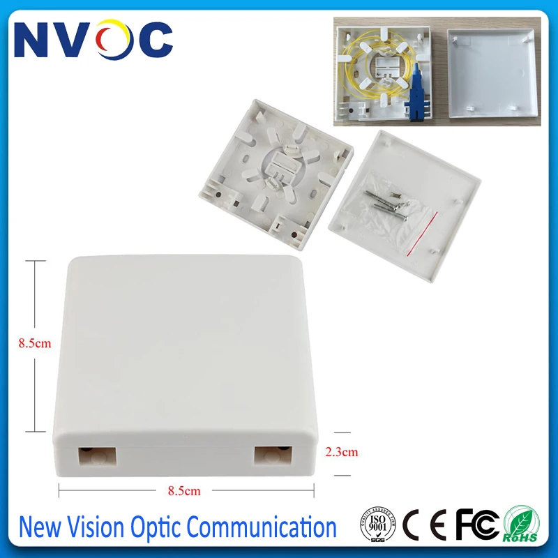 10 шт./лот 86 информационная коммутационная панель Desktop Box SC/UPC или SC/APC Socket Panel B FTTH