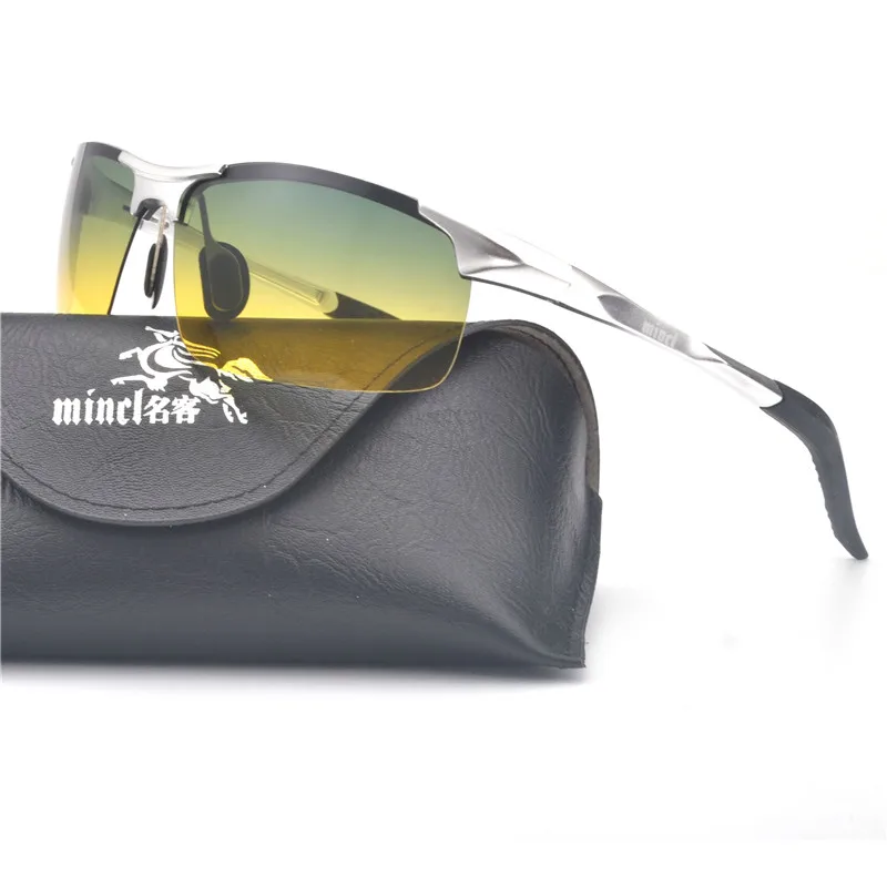 Night Vision Driver Goggles Unisex Vision Sun Glasses Driving Glasses UV Protection Polarized Aluminum Magnesium Sunglasses FML