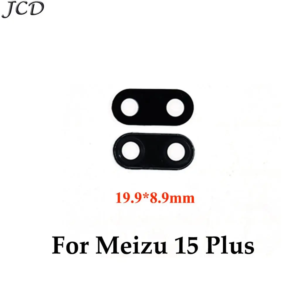 JCD для Meizu U10/U20/M15/15 lite/15 Plus/15 Plus стеклянная крышка объектива камеры с клейкой наклейкой - Цвет: For Meizu 15 plus