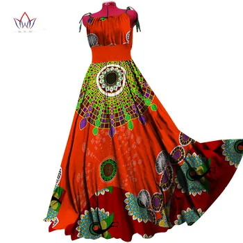 

African Dresses for Women Evening Sexy Party Dress Sleeveless Women Dress Maxi Dresses Christmas Gifts Plus Size 6XL BRW WY917