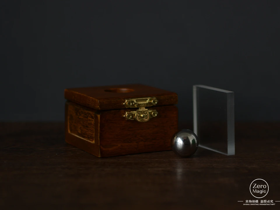 Steel Ball Thru Glass Magic Trick,mentalism Magic,close Up Fun,party