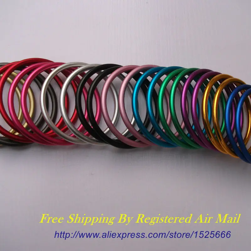 

Free Shipping 10pcs/5pairs 3" Large Size Easy Adjustment Aluminium Rings for Slings