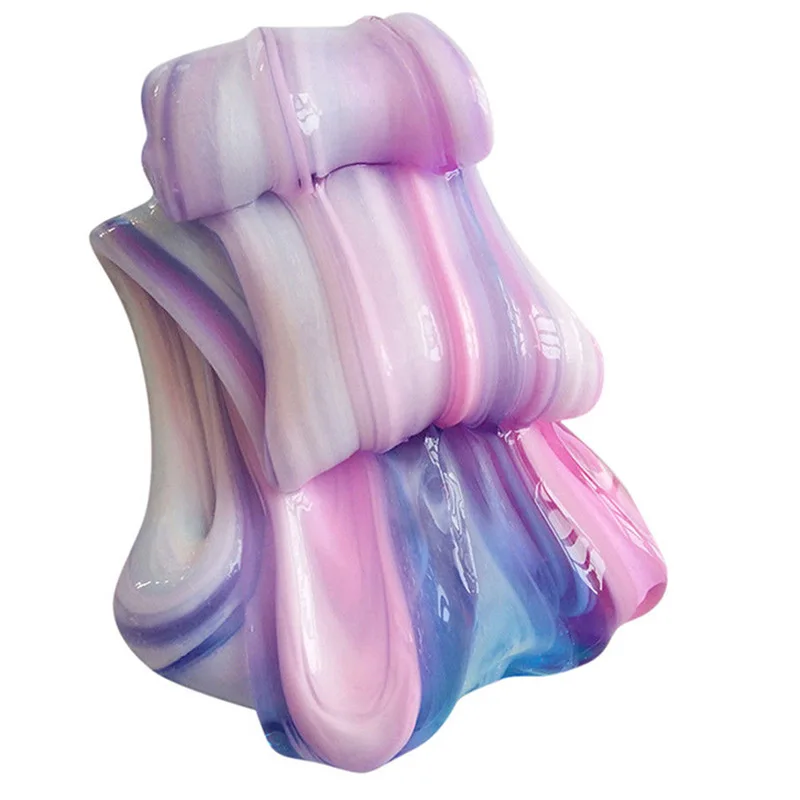 Soft & Squishy UK in Tub Creative Colourful Fluffy Foam Galaxy Slime Putty 