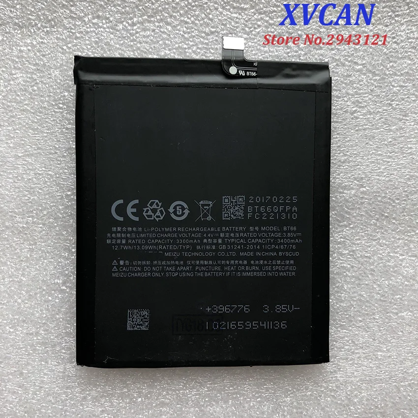 Высокое качество оригинальный BT66 батарея замена 3300mAh части для Meizu Meizy PRO6 PRO 6 Plus M686