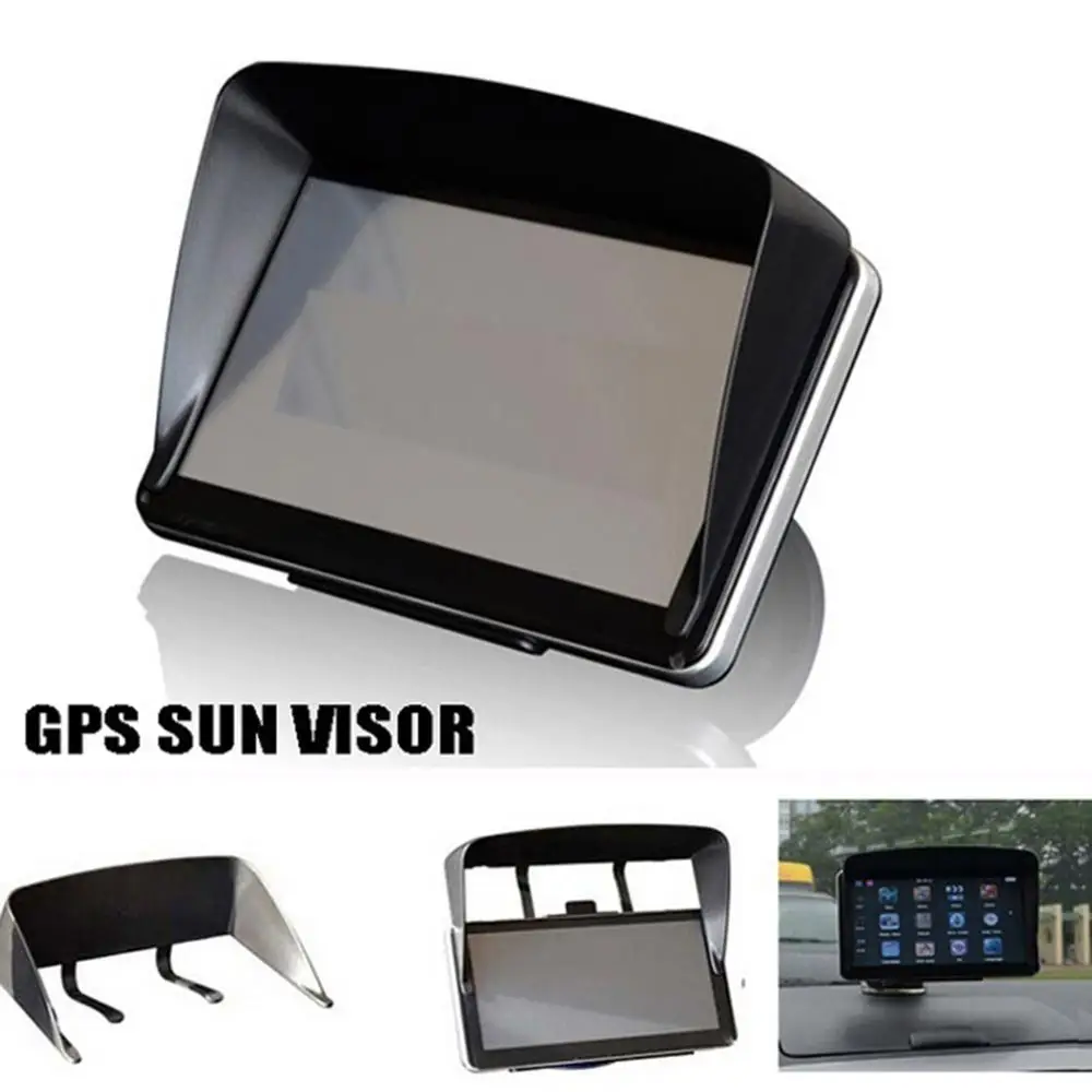 5/7inch Screen Sun Shade Visor Shield Car GPS Cover Block Blind Cap Accessories