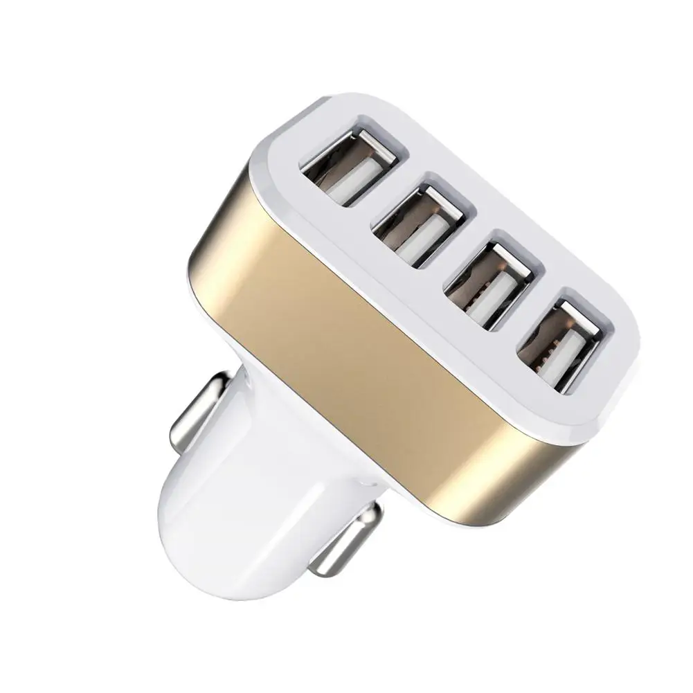 

Multifunction Two In One Car Cigarette Lighter Charger For Mobile Phones 4 USB Light And Convenient