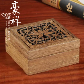 

Chicken wing wood square hollow mahogany incense disc cartridge pomander pomander supplies chicken wing wood burner