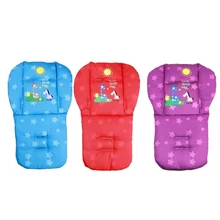 Удобная Подушечка Для сиденья детской коляски детская тележка подушка для сиденья коляска Хлопок толстый коврик для 0-36 месяцев Детский автомобильный коврик