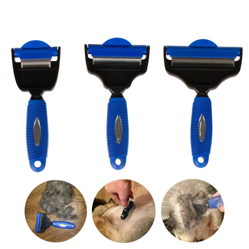 

New Pet Deshedding Comb Bursh Cat Dog Hair Remover Brush Grooming Quick Clean Tools Multi-purpose Comb Hair For Pet Supply