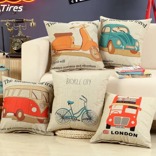 Retro Bohemia Linen Cotton Pillow Home Decor Cushion Vintage Bo Ha Retro Bohemia Linen Cotton Pillow Home Decor Cushion Vintage Bo Ha Sofa Car Seat Decorative Throw