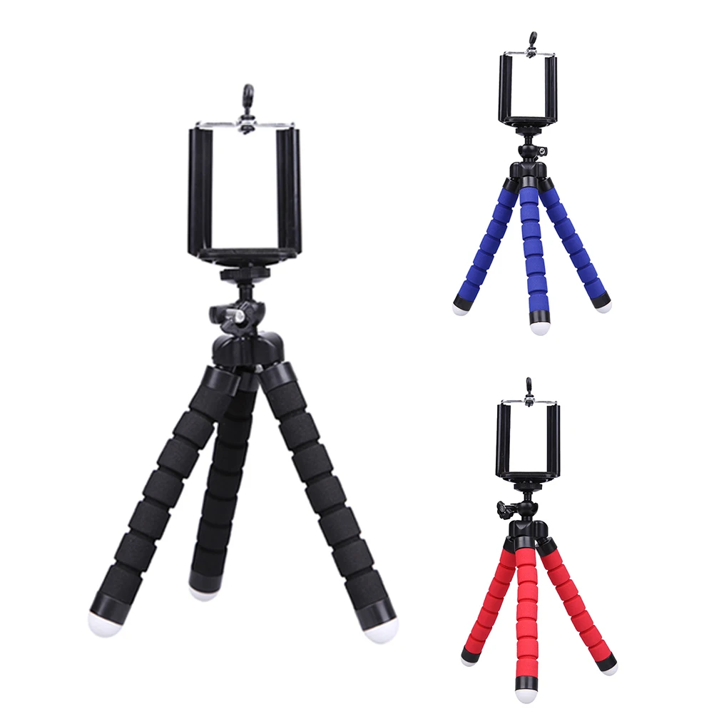 Mini font b Tripod b font Phone Holder Mount Selfie Portable Camera Tabletop Travel font b