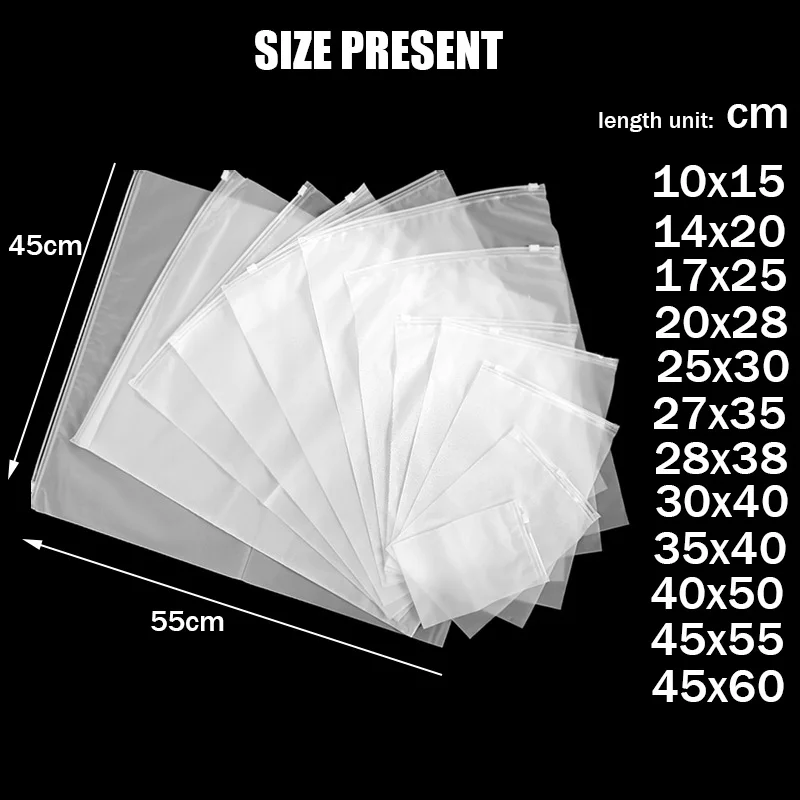 Высококлассная Толстая пластиковая сумка для хранения, матовая прозрачная молния, уплотнение, дорожные сумки, застежка-молния, клапан, скользящее уплотнение, Упаковочная Сумка, косметическая одежда