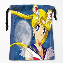 E-190 Сейлор Мун пользовательские логотип напечатанный получить мешок степень сжатия сумки drawstring сумки размер 18X22 см R801R190YU